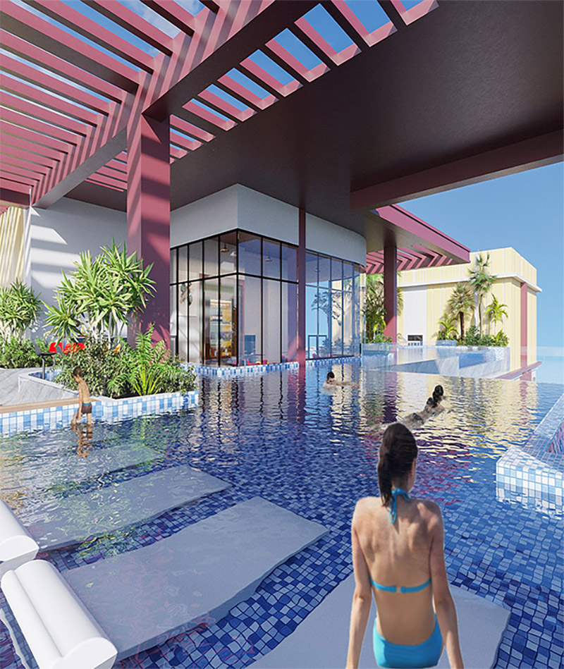 Hồ bơi-Bar LaVeLa Thủy Dương-Huế